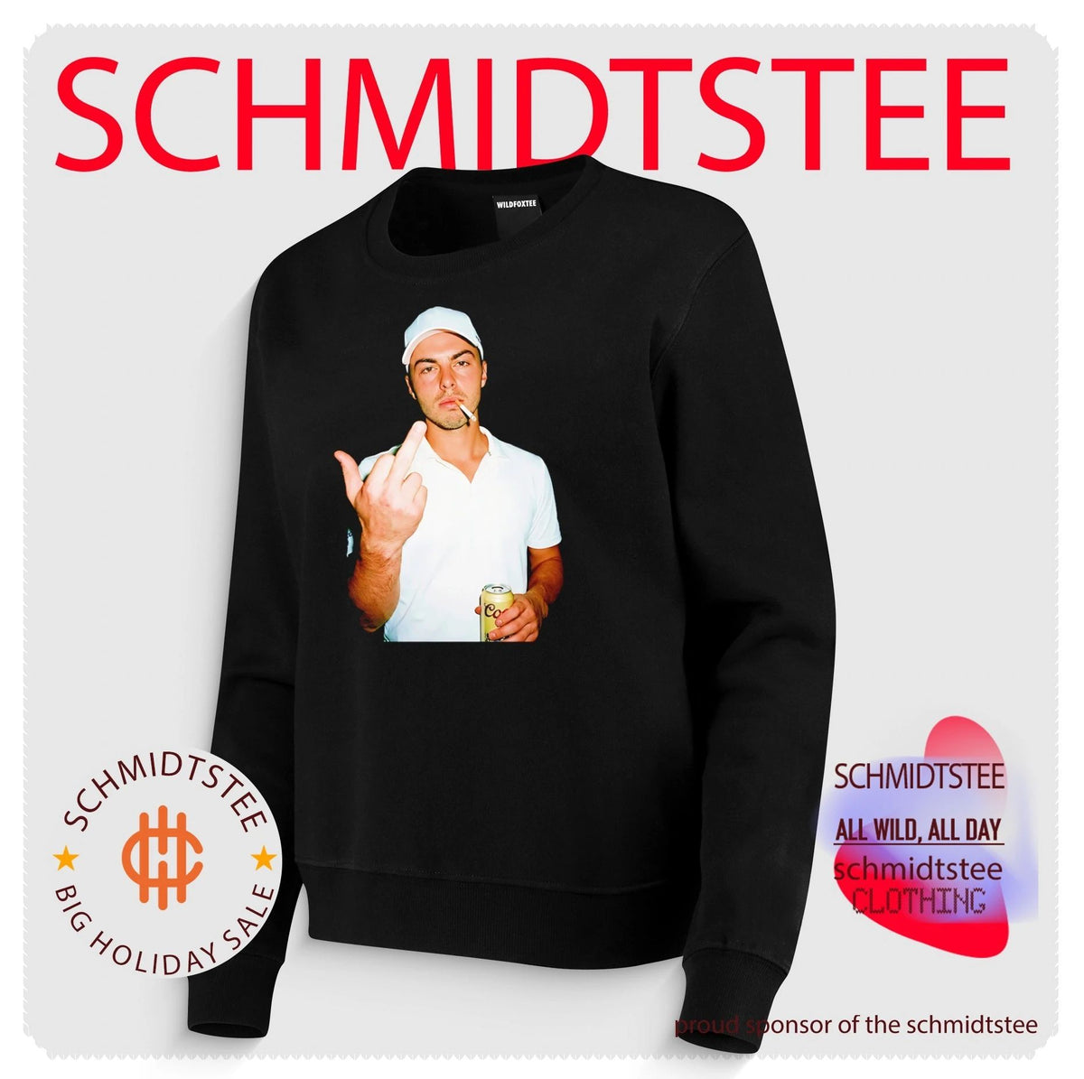 Ben Johns Pickleball middle finger beer and smoking shirt