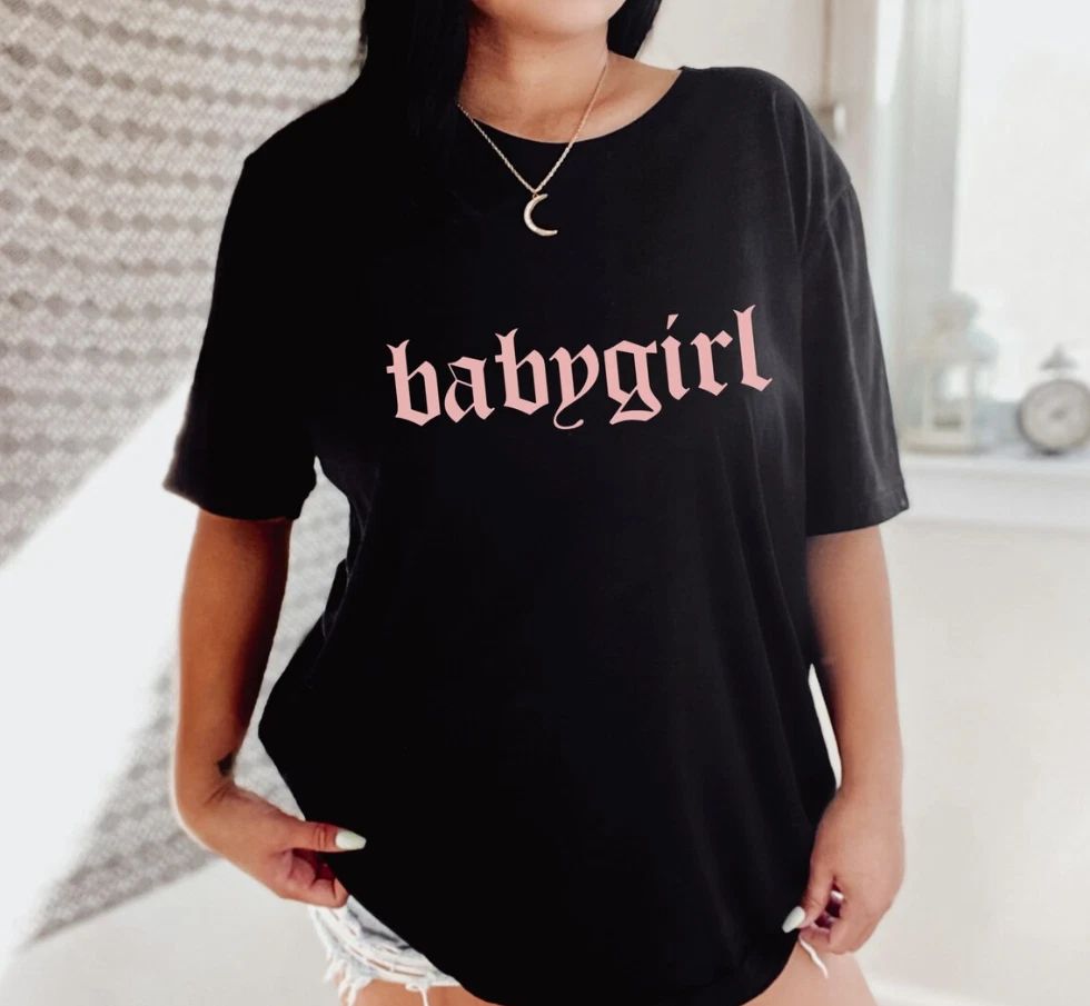 Babygirl Shirt Babygirl Sweatshirt 90s Aesthetic Y2K Clothing Unisex Trendy