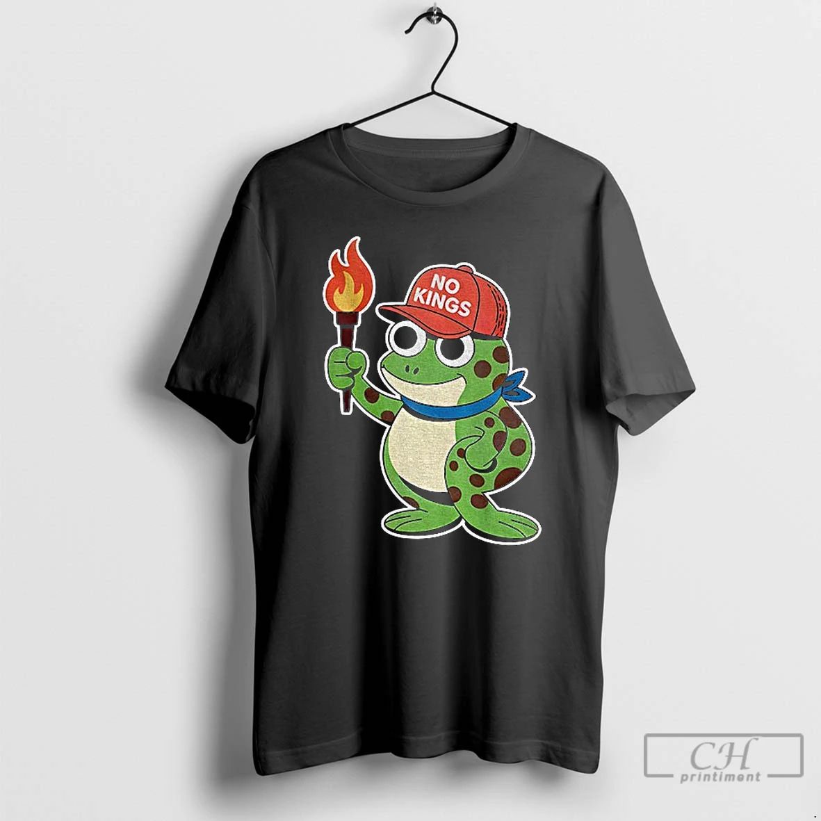 Classic Anti Ice Frog No Kings Portland Protest Vintage T Shirts