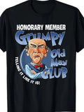 Grummy old for man club honorary member tshirt,  funny sarcastic graphic