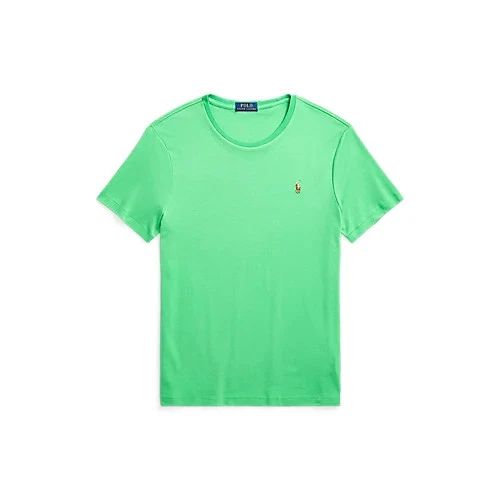 POLO RALPH LAUREN Green T-Shirt Stretch Cotton Lightweight Custom Slim Fit XS