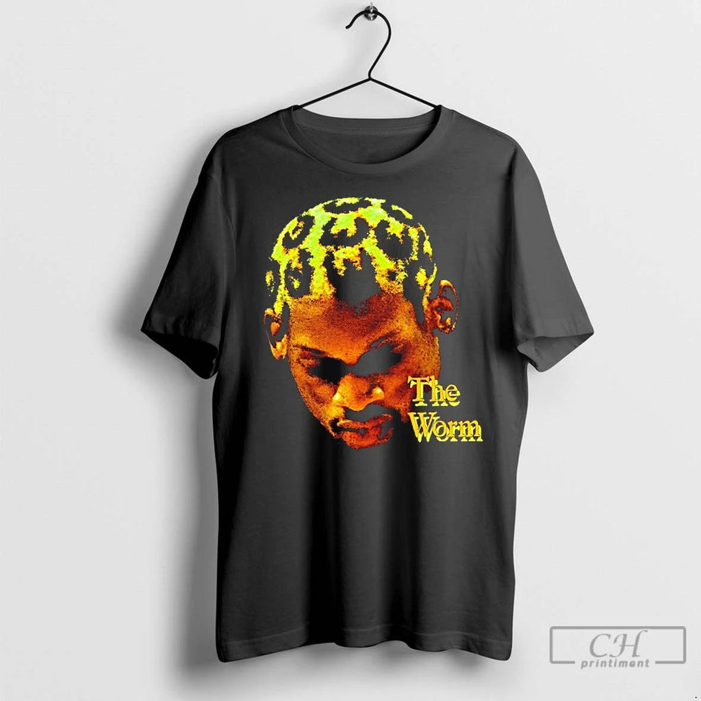 Classic Dennis Rodman Graphic The Worm Vintage Basketball