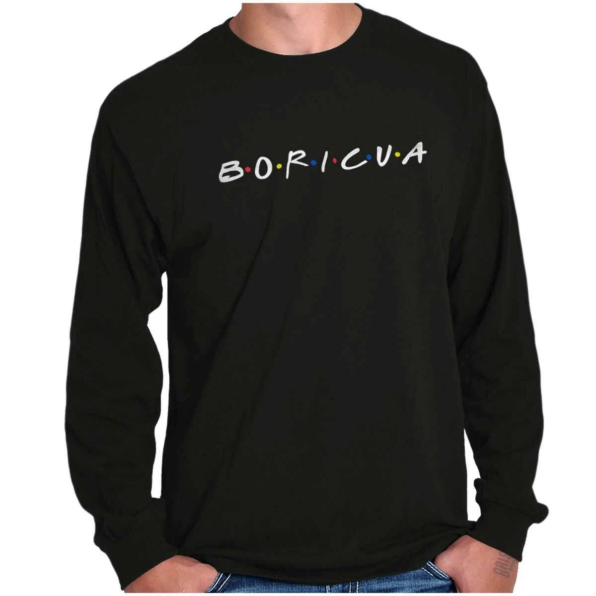 Borinquen Pride Puerto Rico Nuyorican PR Long Sleeve Tshirt for Men or Women