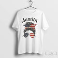 Classic America Patriot Girl Auntifa T Shirts