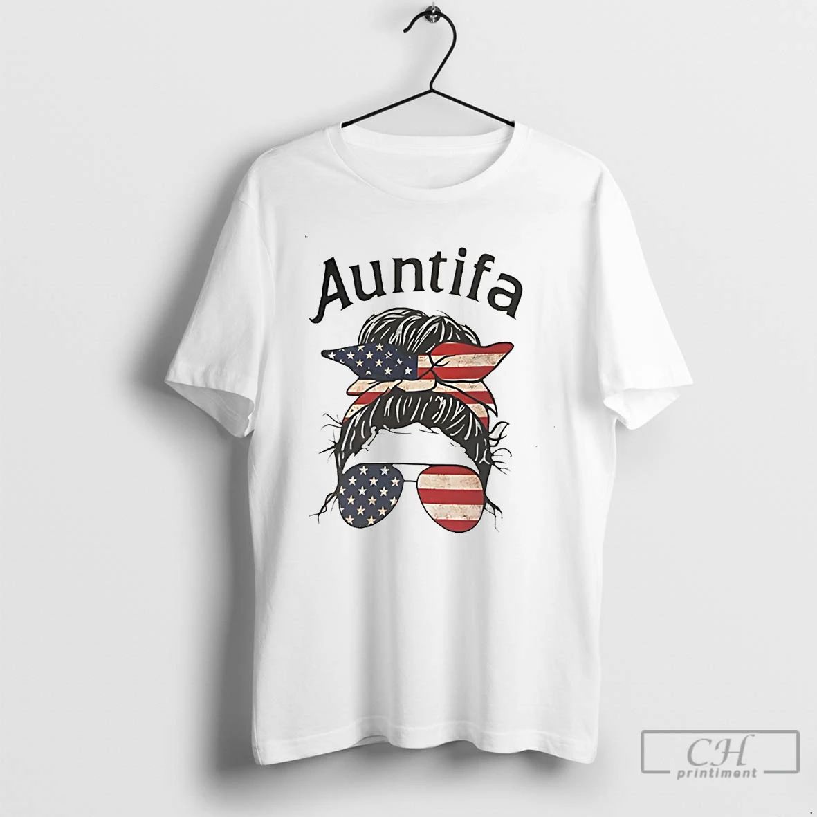 Classic America Patriot Girl Auntifa T Shirts
