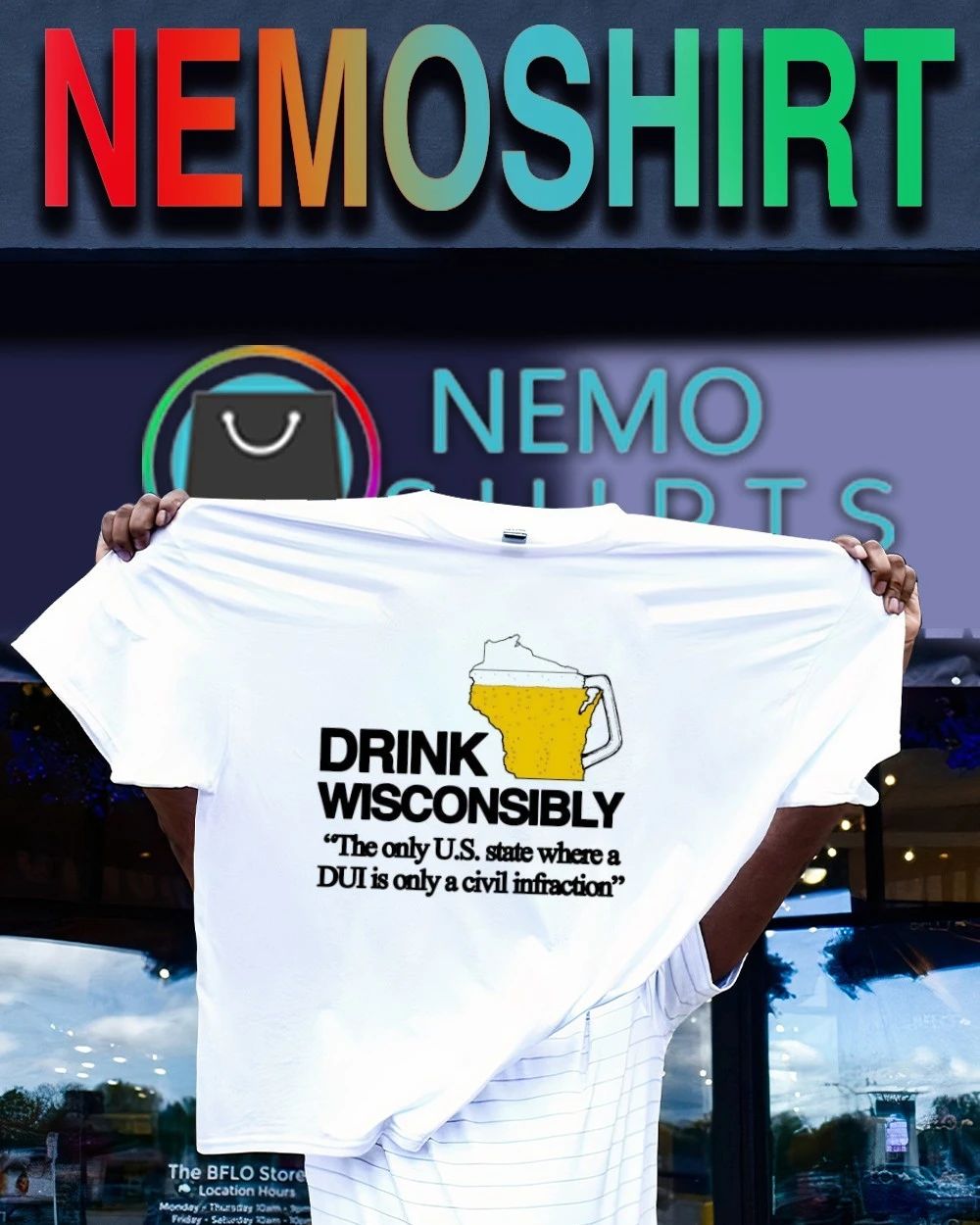 Drink Wisconsibly The Only US State Where a DUI Is Only a Civil Infraction shirt