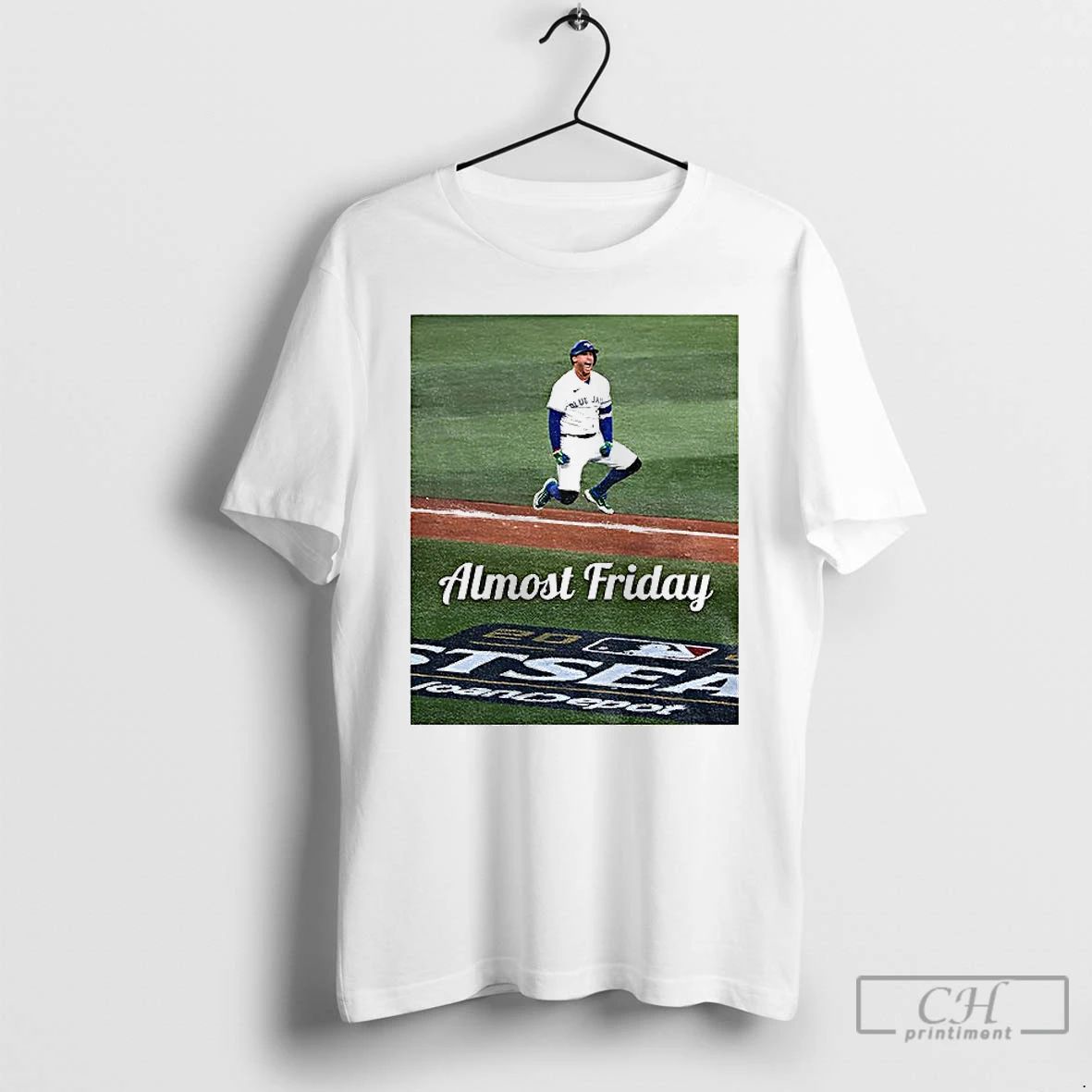 Classic George Springer Jump Toronto Blue Jays Baseball Almost Friday T Shirts