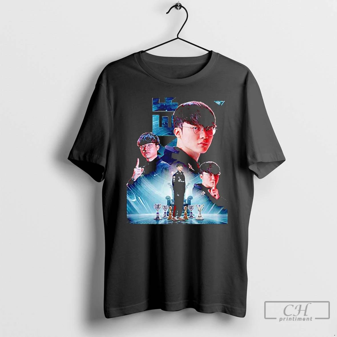 Premium Faker The Goat Mid Lane King T1 T Shirts