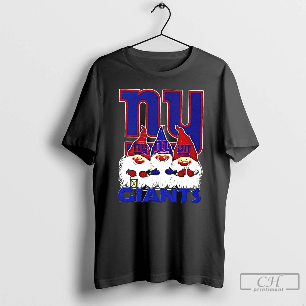 Premium New York Giants X Gnomes Xmas Christmas T Shirts