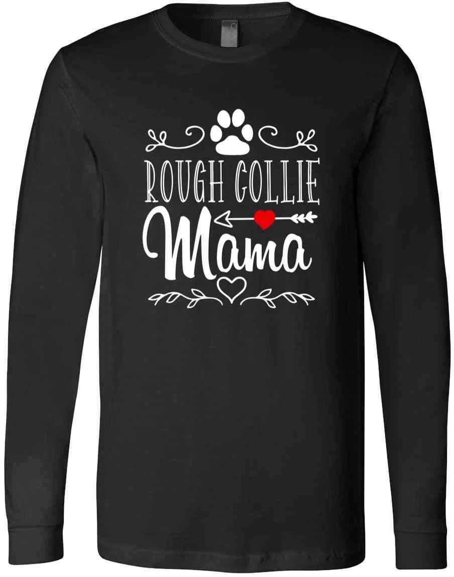 Rough Collie Dog Mom Gift For Dog Mom Pet Lover Dog Mama Gifts T-Shirt