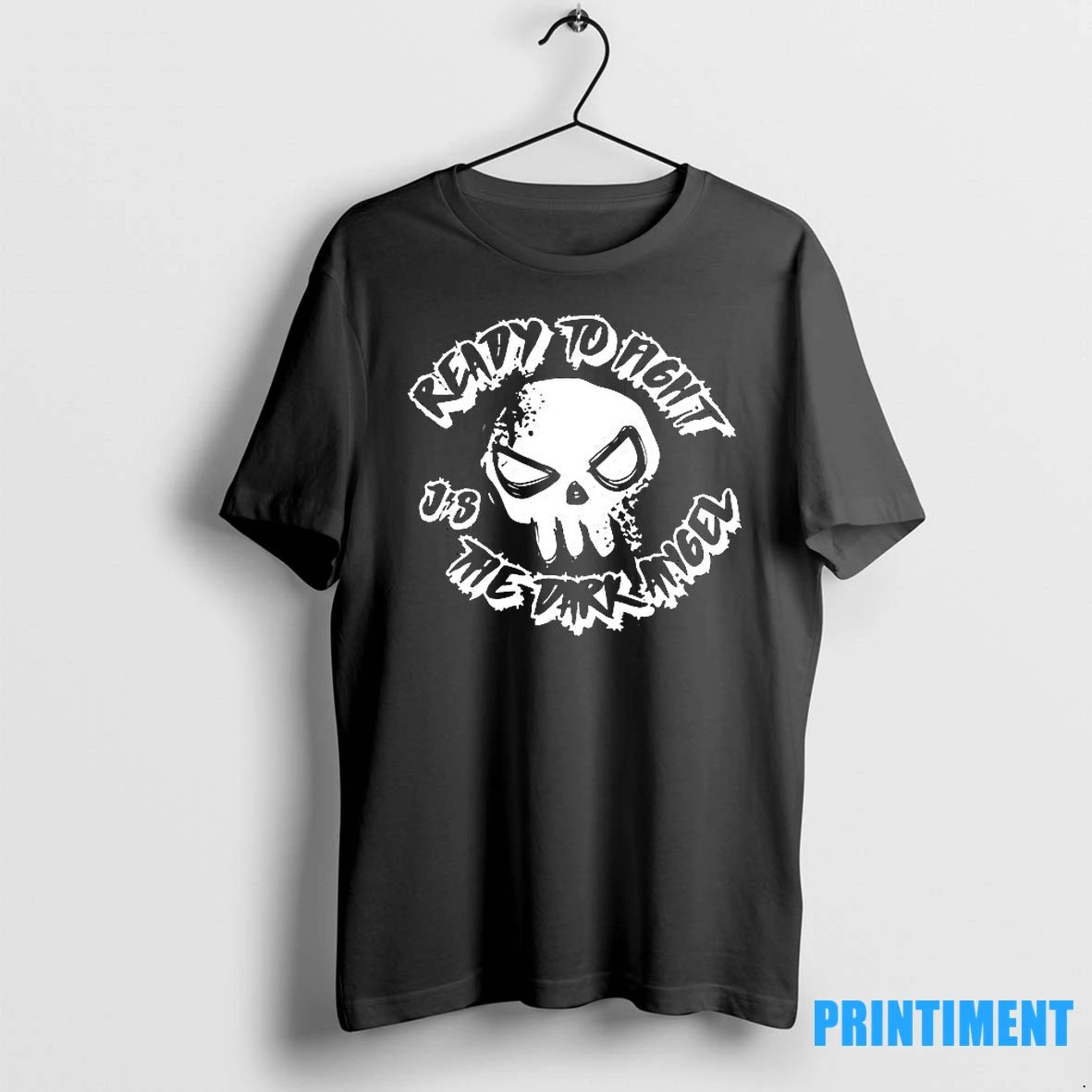 Ready To Fight The Dark Angel Skull Tshirts Sweater