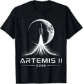 HOT NEW ITEM! NASA Artemis II 2026 Rocket Launch Moon Space Graphic T-Shirt
