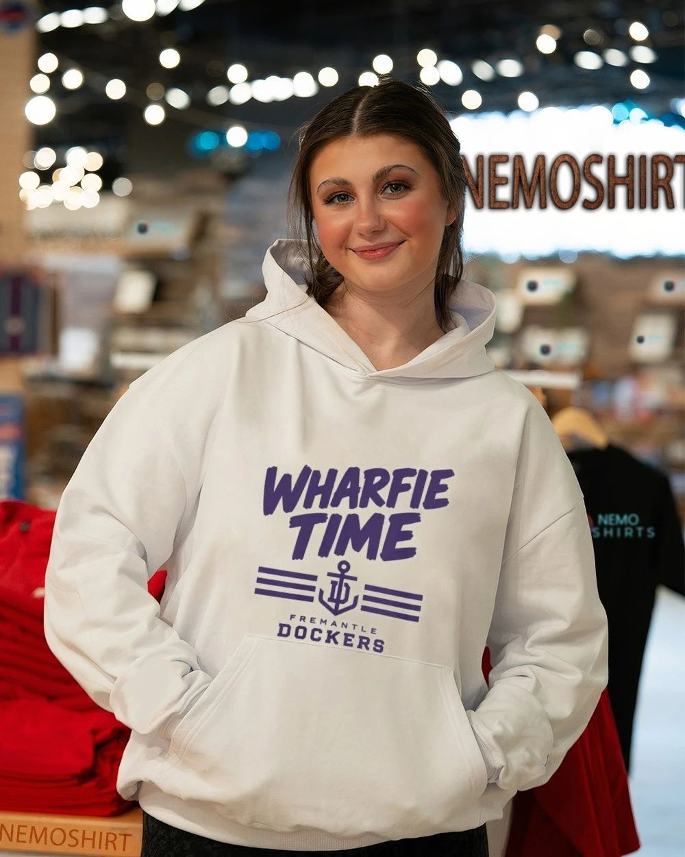 Fremantle Dockers Flagmantle Wharfie Time shirt