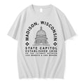 Wisconsin Madison Capitol Minimal Tshirts Sweater