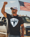 Tesla Motor Cyber Truck Elon Musk SpaceX Cybertruck Cybercab BlackTee T-Shirt XL