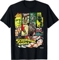 Vintage Style Sci Fi Horror Movie Poster Collage T-Shirt T-Shirt