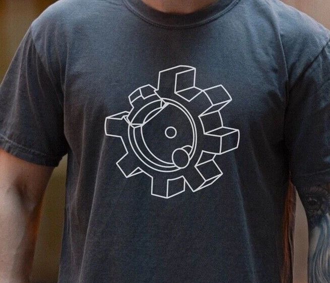 AR-15 Bolt Face T-Shirt on Premium Vintage Black Comfort Colors Tee