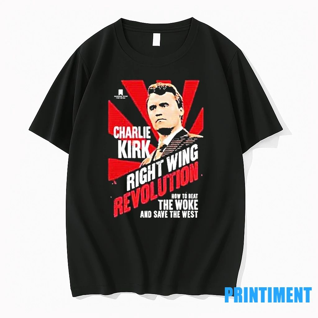 Charlie Kirk Right Wing Revolution Parody T Tshirts Sweater