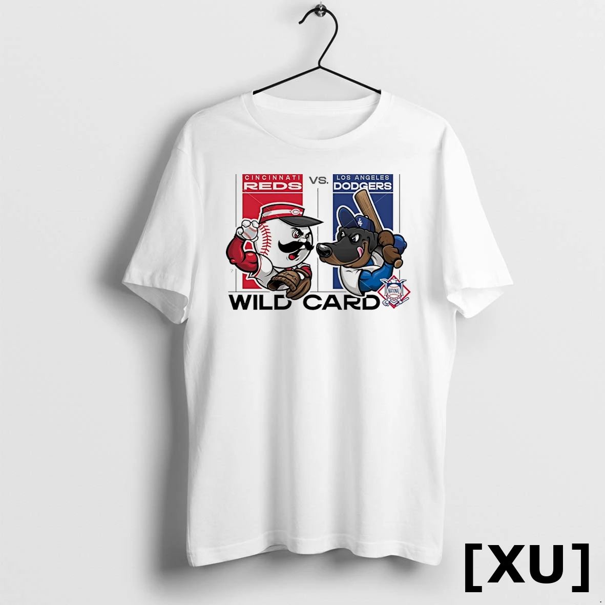 Cincinnati Reds Vs Los Angeles Dodgers 2025 Mlb Wild Card Matchup Mascot Tshirts Sweater