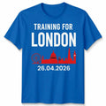 London 2026 Marathon Training Unisex Tshirt Personalized Running Gift