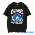 Los Angeles Dodgers 2025 National League Champions Back 2 Back Lets Go Dodgers Tshirts Sweater