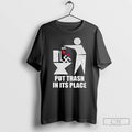 Premium Put Trash Maga Red Hat Ice And Republicans In Its Place T Shirts