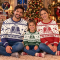 Custom Photo Christmas Family Lovely Potrait - Personalized Unisex Ugly Sweater
