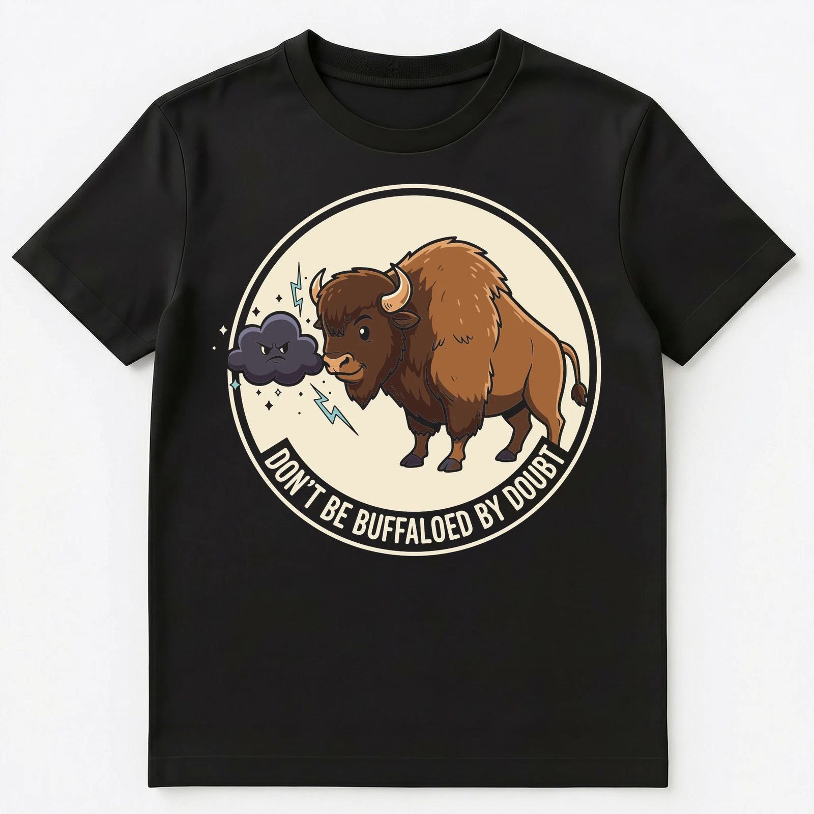 Empowering Buffalo Doubt Buster Motivational Art Unisex T-Shirt