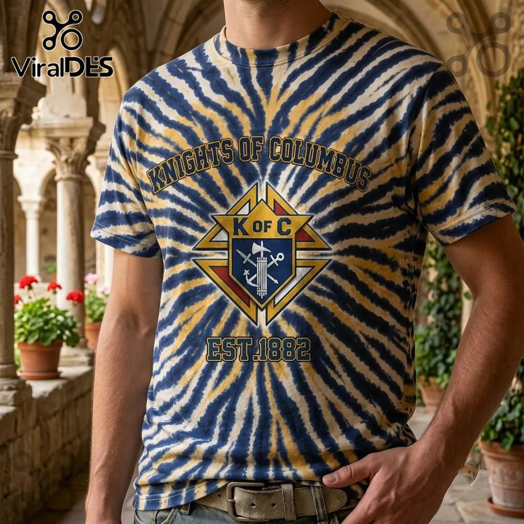 Knights of Columbus EST1882 Tie Dye T-Shirt