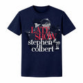 HOT ITEM! The Late Show with Stephen Colbert Shirt Black Graphic TV Host Vintage