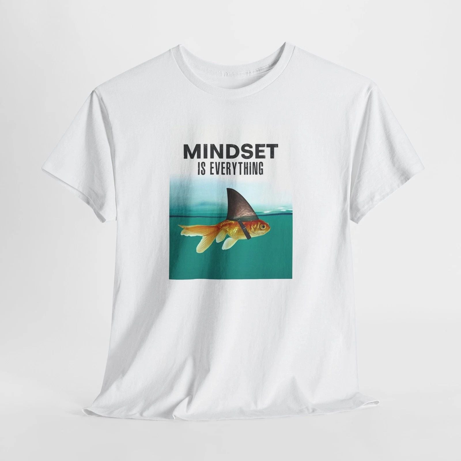Motivational T-Shirt, Mindset is Everything Tee, Gildan Heavy Cotton,