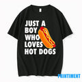 Just A Boy Who Loves Hot Dogs Tshirts Sweater