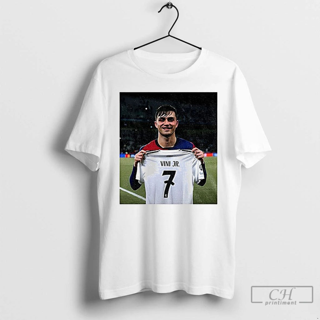 Classic Pedri Pulling Vinicius Junior Vini Jr La Liga Real Madrid T Shirts