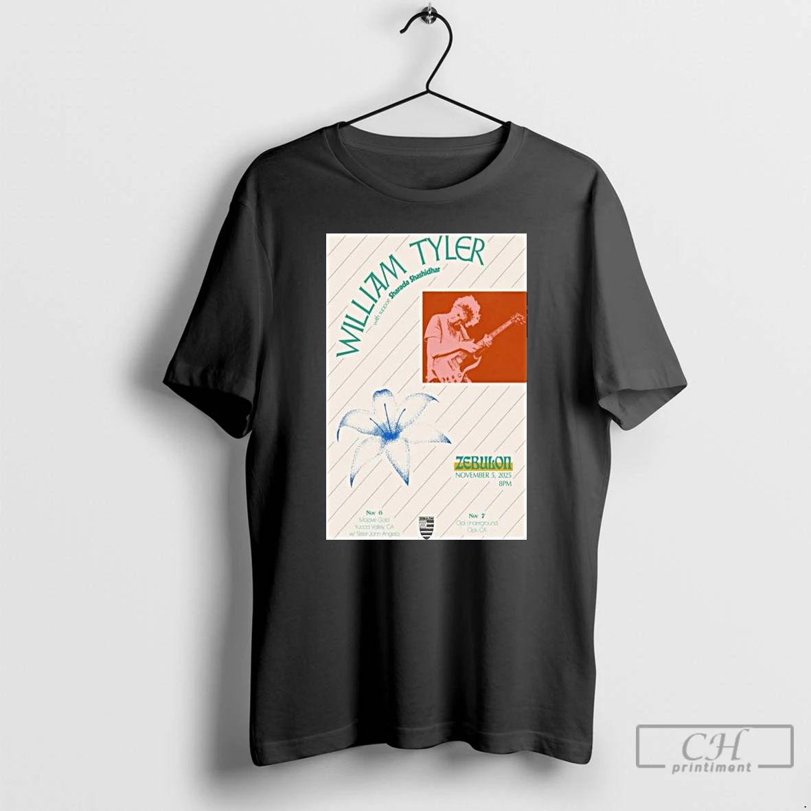 Classic William Tyler November 5 6 7 2025 California Concert Long Sleve T Shirts