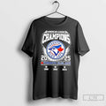 Classic 2025 American League Champions Toronto Blue Jays Baseball Logo T Shirts