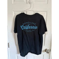 Quiksilver California Surf Co Black Graphic Tee Size L