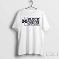 Classic Michigan Football 2025 Block Cancer T Shirts