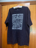 JAVASCRIPT:SOHPOS:COMPUTER:GEEK: BLACK T-SHIRT - SIZE XL - NEARLY NEW