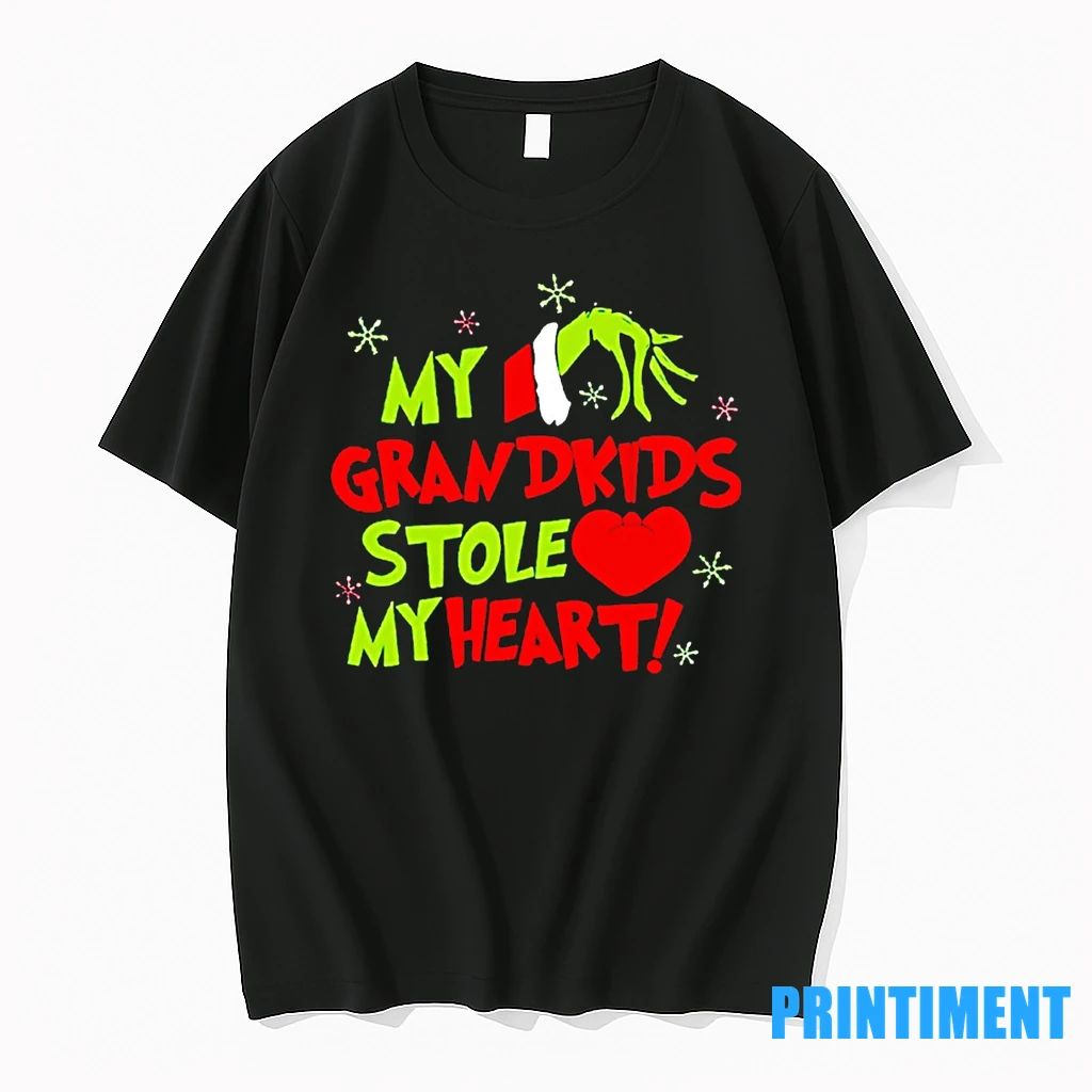 The Grinch My Grandkids Stole My Heart Christmas Tshirts Sweater