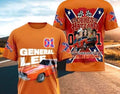 The Dukes of Hazzard General Lee 3D T-Shirt