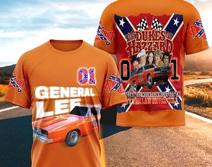 The Dukes of Hazzard General Lee 3D T-Shirt