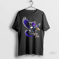 Trendy Officials Baltimore Ravens Gridiron Style Purple Grit Design Shirt Sweater