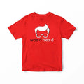 Word Nerd T-Shirt Red Tee Shirt 100% Cotton Writer Librarian Reader Gift