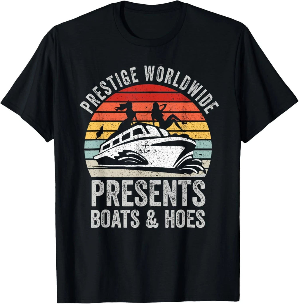 Prestige Worldwide Boats and Hoes Party Graphic Unisex T-Shirt
