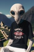"Fantasty Beats Reality" Fantasy Football T-Shirt - Free Shipping!