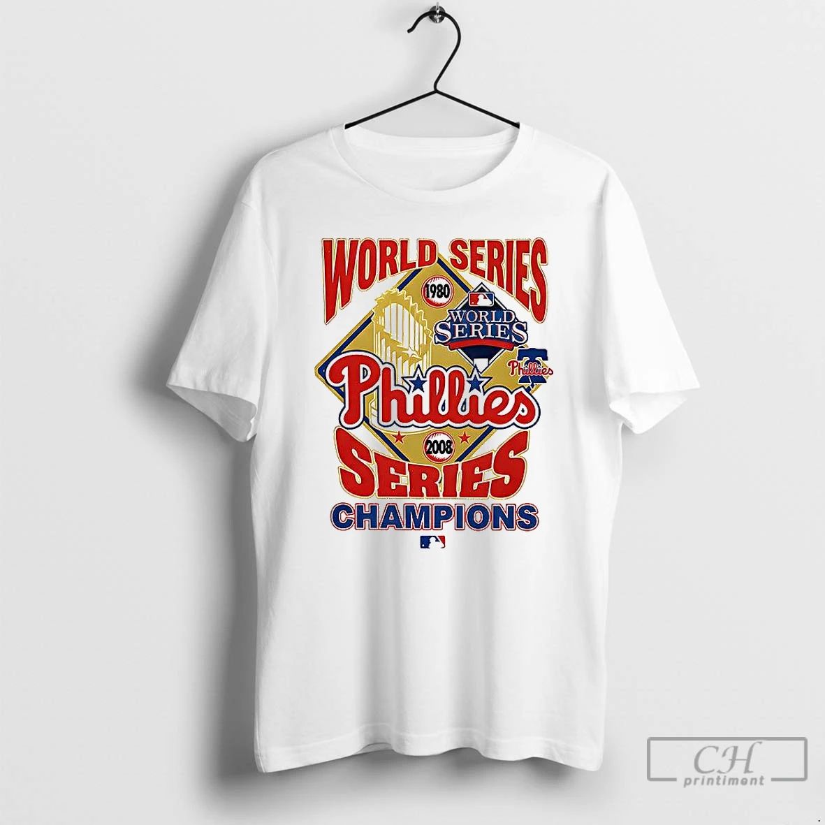 Classic Philadelphia Phillies 2008 World Series Champs T Shirts