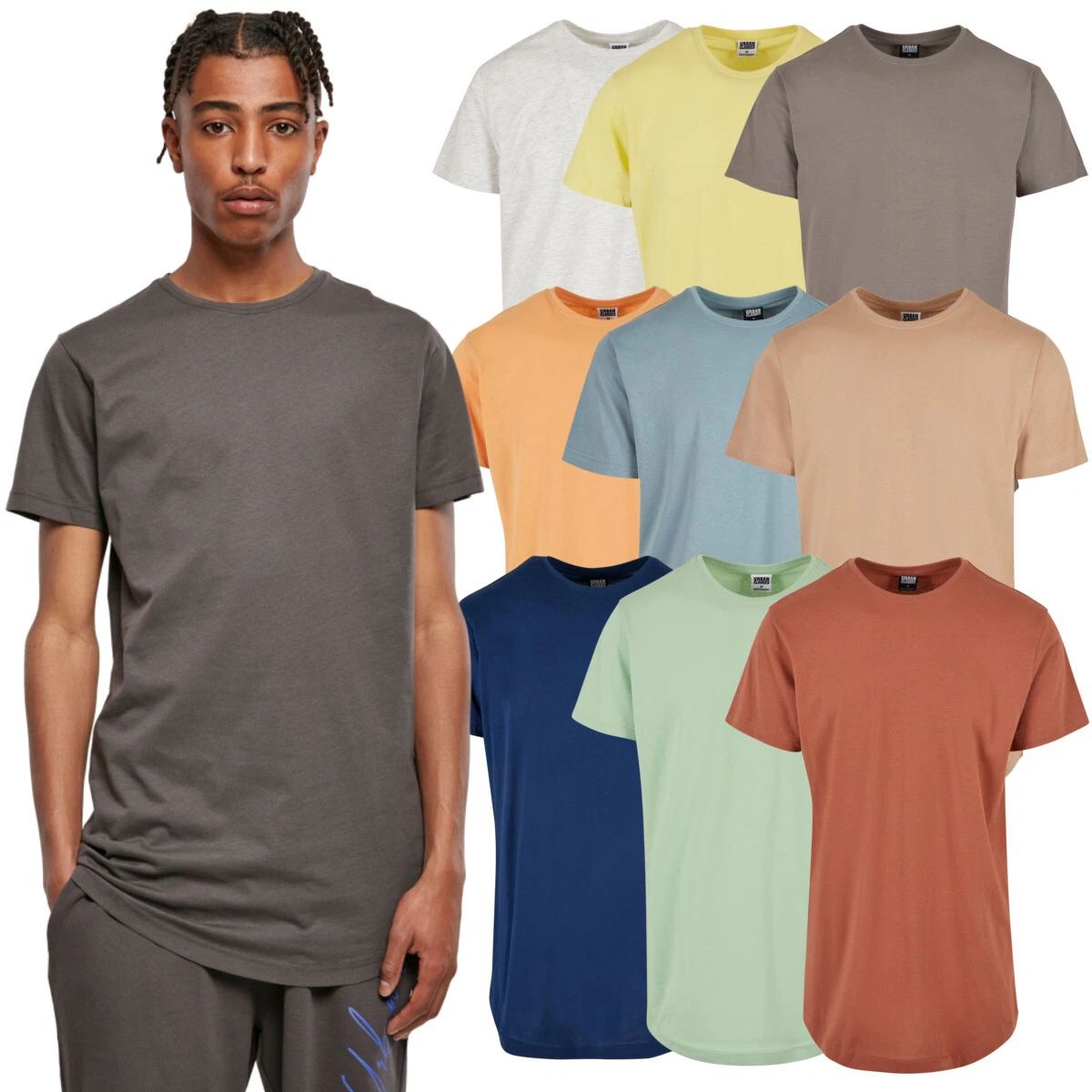 Urban Classics T-Shirt Long À Coupe Oversize En Coton