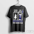 Classic My Wife Connecticut Huskies Football Die Hard Fan