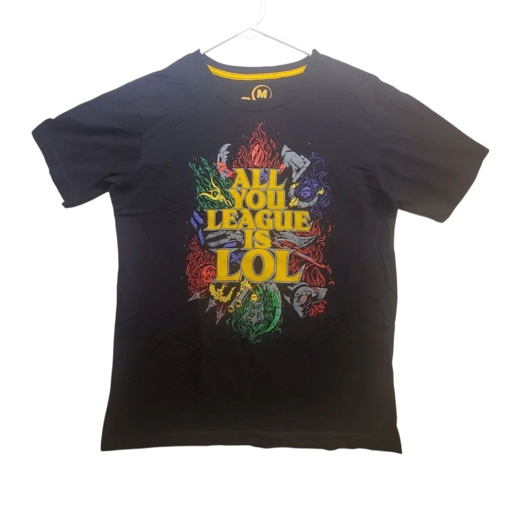 Nerd Store League of Legends LOL All You League Is LOL T Shirt Medium Gamer Tee