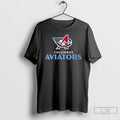Premium Columbus Aviators Lockup Logo 2025 T Shirts